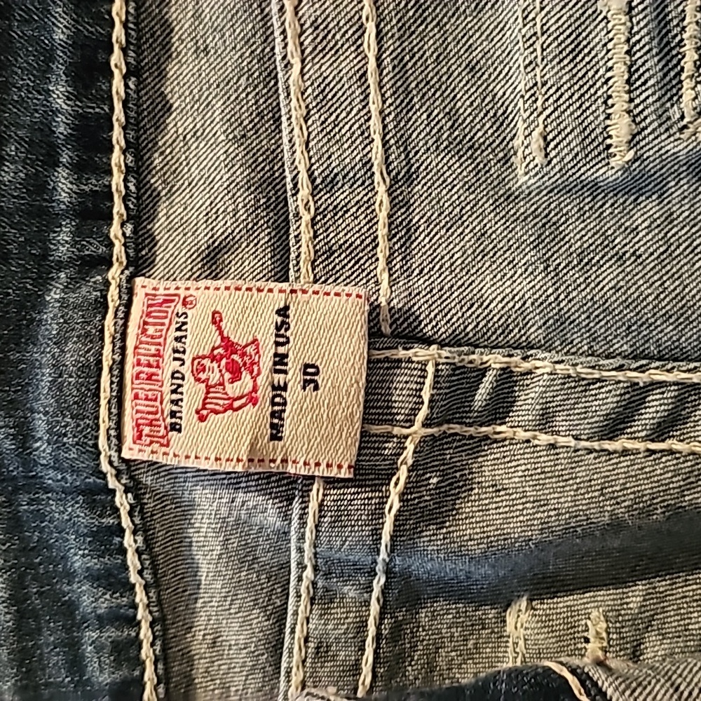 Woman's,  True Religion,  size 30, blue - Picture 5 of 12
